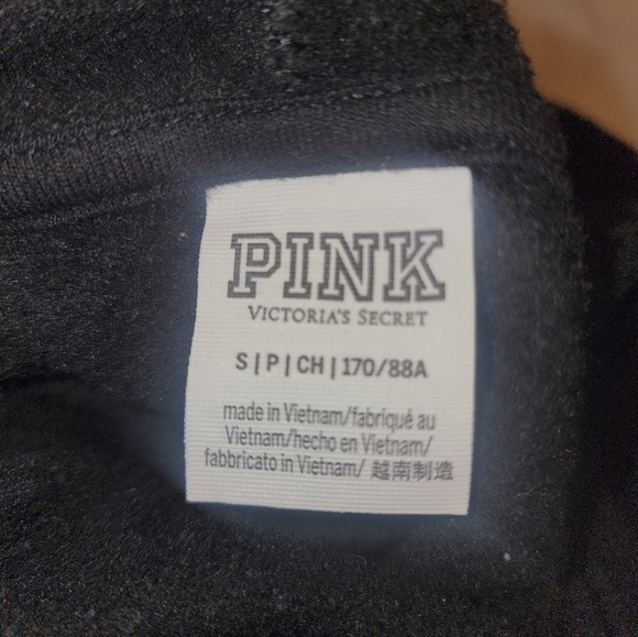 Victoria Secret Pink zip up rhinestone hoodie size small - Picture 5 of 5